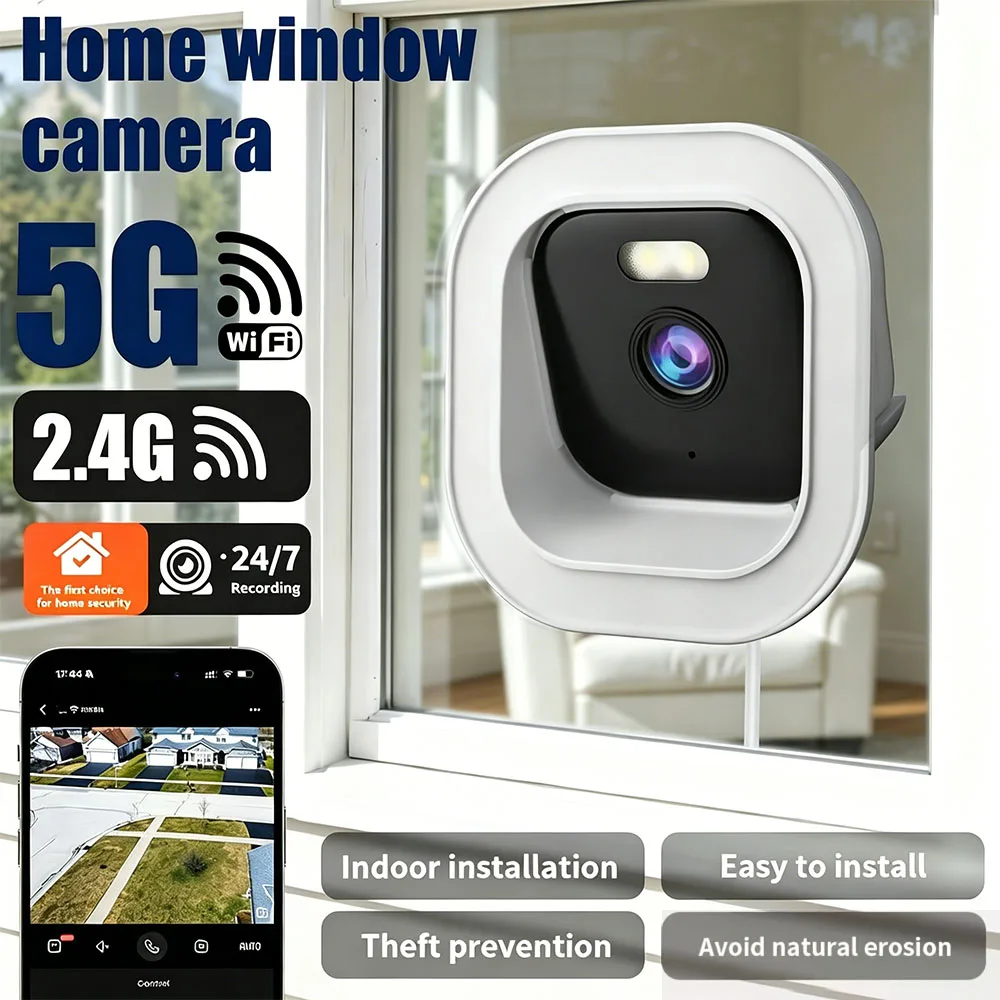5MP/2MP WIFI Window Camera Indoor Home Security Color Night Vision Motion Detection Pet Baby 1005012161406533