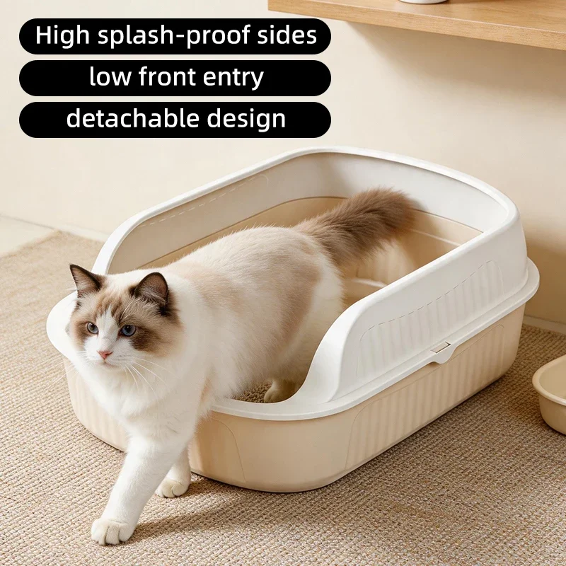 Small Size Cat Litter Box Anti-Splash Pet Sandbox Kitty Toilet Sand Box for Cats 1005012163271269