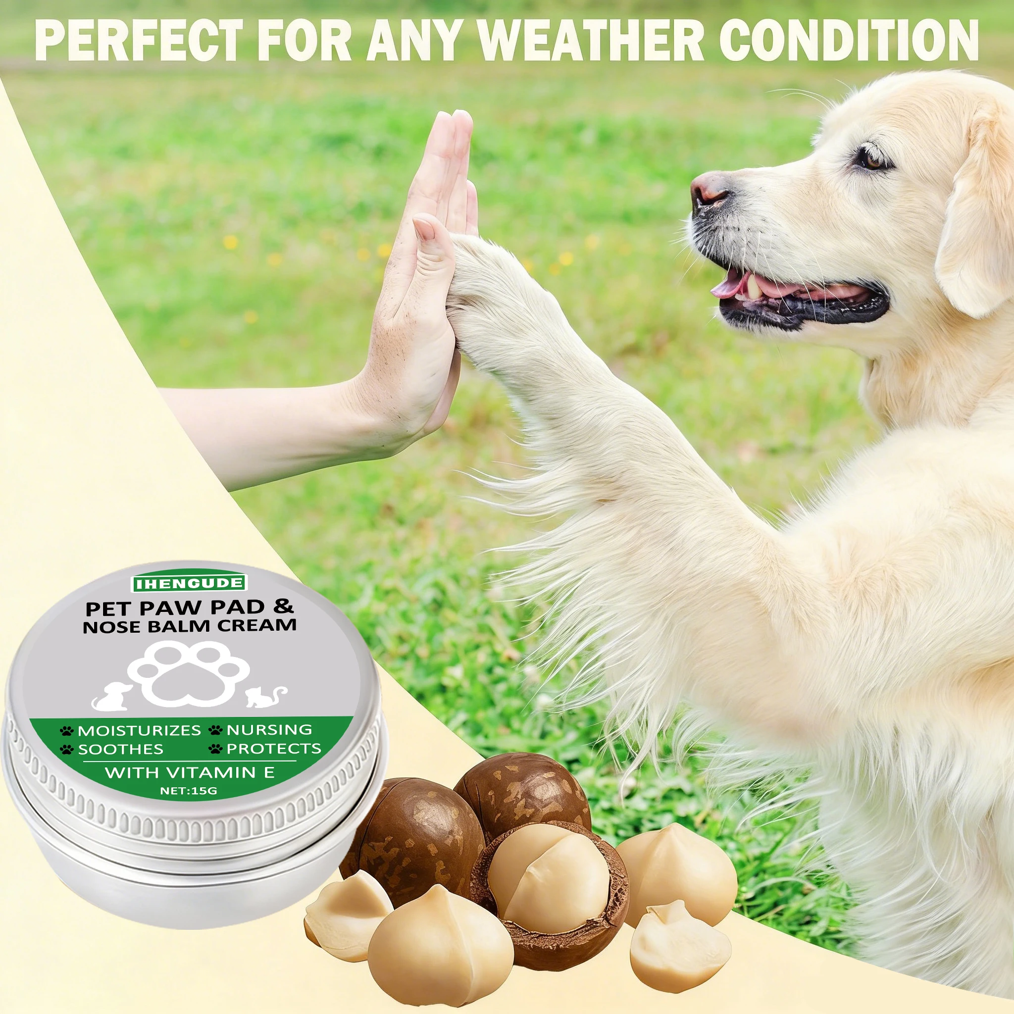 Nose and Paw Care Balm, Ultra-Smooth Pet Stick, Soothes Dry 1005012165383814