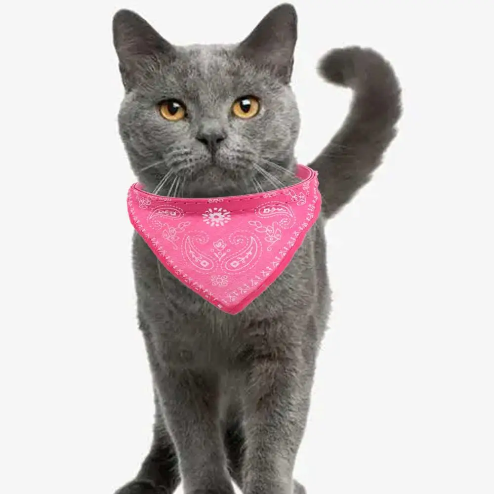 For Puppy Kitten Cat Neck Collar Triangle Bandana Neckerchief Pet Supplies Dog Bandana Dog Saliva 1005012166117759