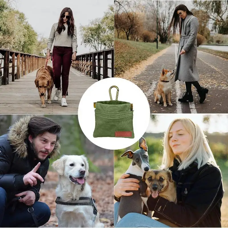 Dog Training Treat Bags Large Capacity Portable 2 in 1 Food Pouch for Outdoor Travel and Pet Walking 1005012166142184
