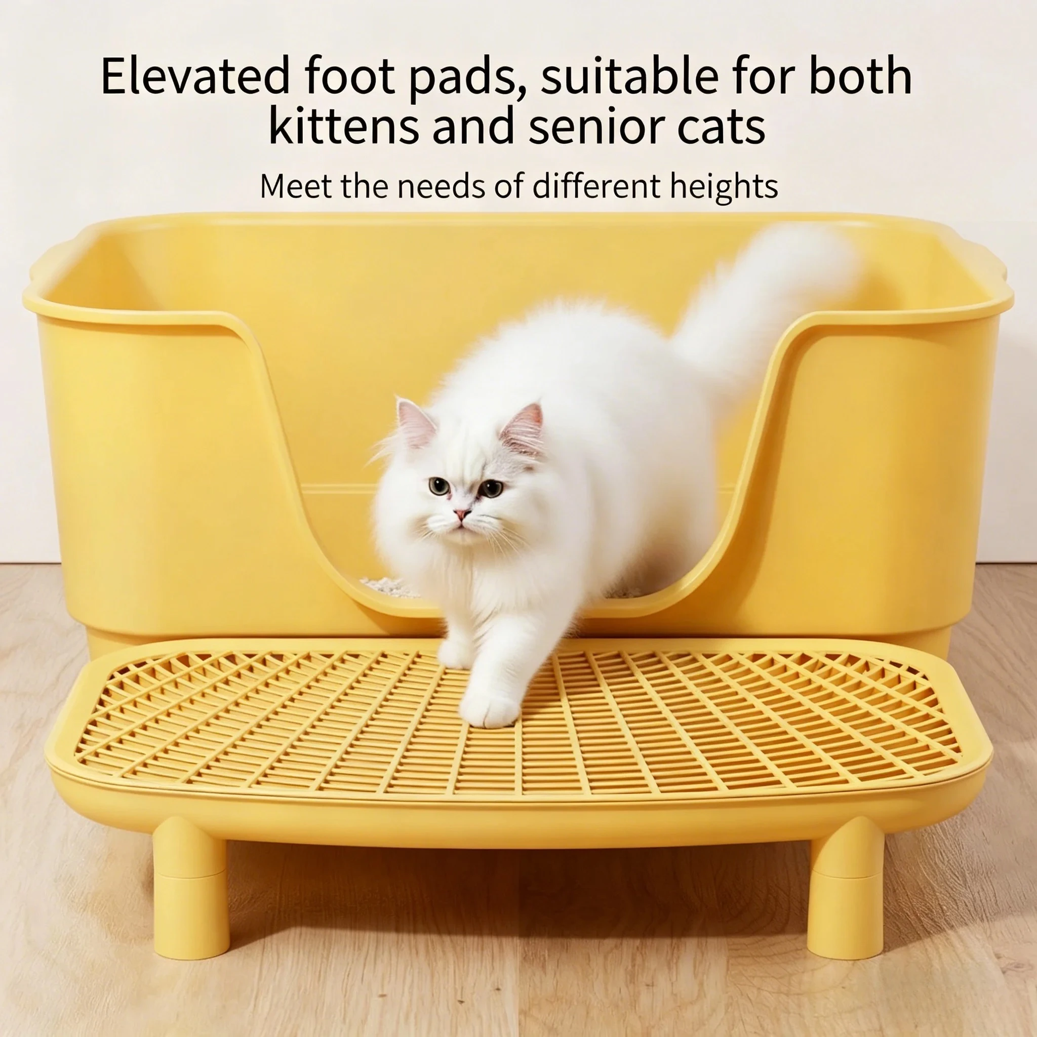 Cat Litter Pad Anti-Splash Cat Pad Double-Layer Sand Control Pad Cat Toilet Table Cat Litter Basin 1005012167288426