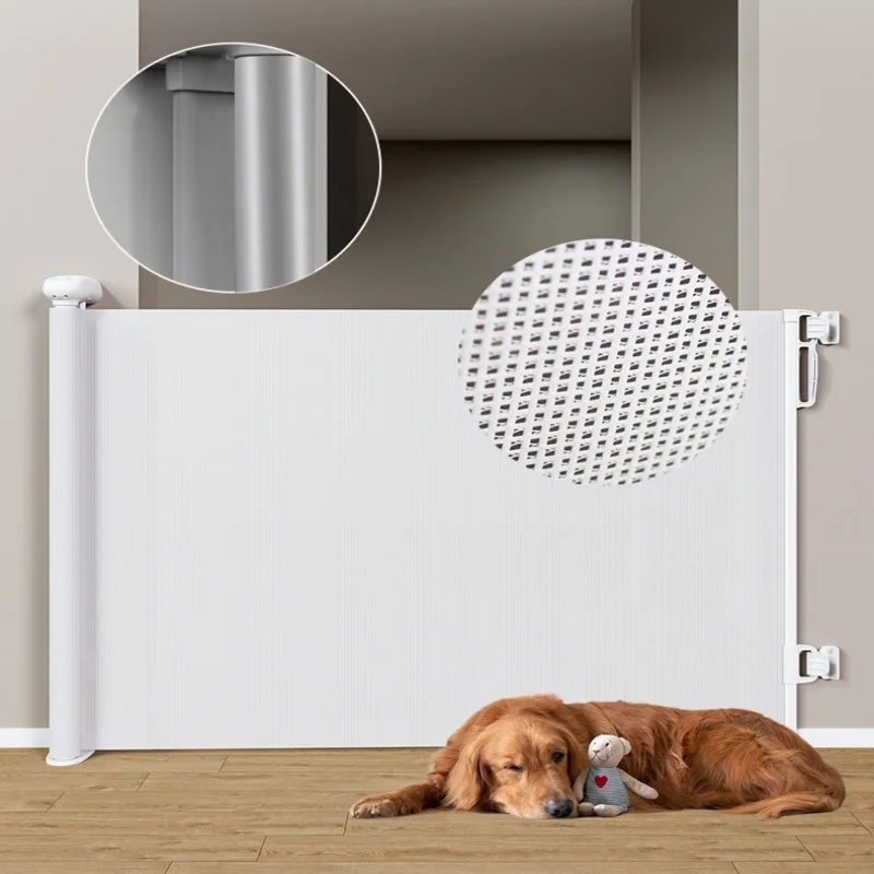 Retractable Door Barrier, Indoor Staircase Entrance, No Need for Drilling, Children's Guardrail 1005012167781676