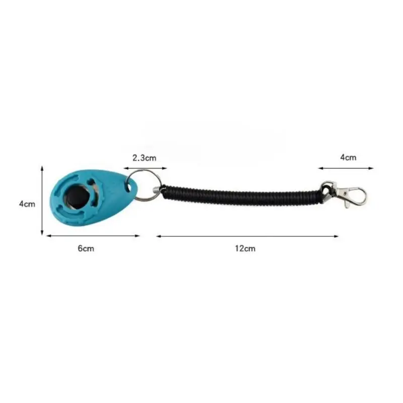 Key Chain Dog Training Clicker Aid Repeller Dog Supplies Adjustable Wrist Strap Sound Plastic (1Pcs) 1005012168140536