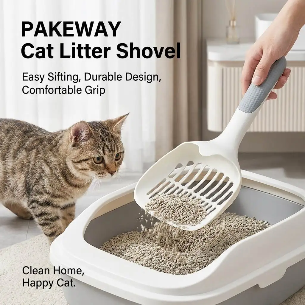 Cat Litter Scoop Plastic Durable Pet Poo Shovel Practical Kitten Poop Scooper Cleaning 1005012169499678