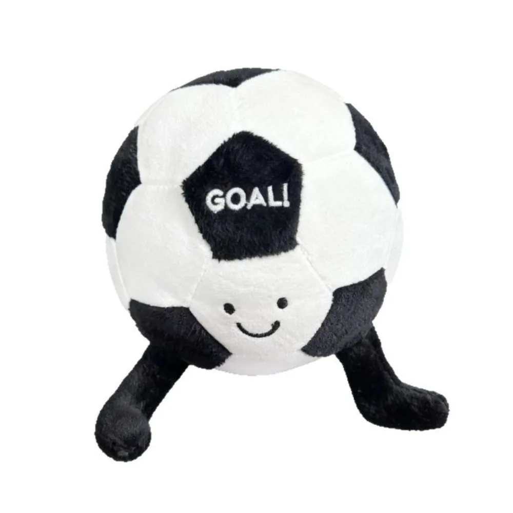 Realistic Soccer Dog Toy Squeaky Chew Toy for Teeth Cleaning Teething Interactive 1005012169762906