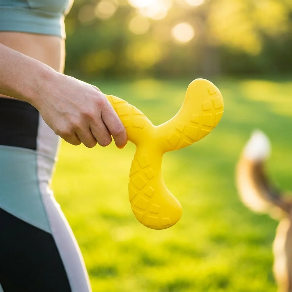 Durable Floating Dog Frisbee Bite Resistant Molar Toy Interactive Play for Large Dogs 1005012170767999