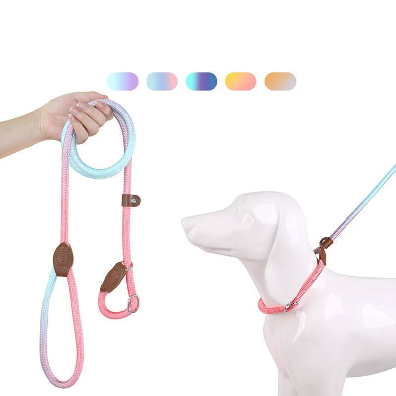 Dog Leashes Dog Slip Lead Dog Training Leash Strong Heavy Duty Braided No Pull Training Lead 1005012172191571