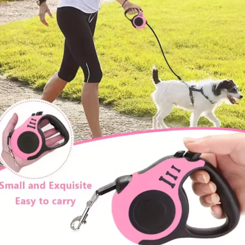 Automatic Retractable Dog Leash for Small Dogs and Cats Durable Nylon Lead with Traction Rope 1005012172381401