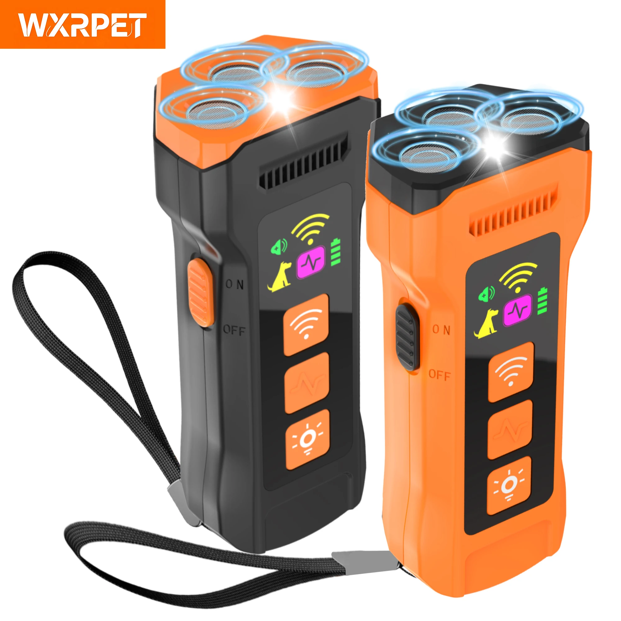 WXRPET Pet Dog Repeller Ultrasonic Dog Training Device Rechargeable Anti Dog Bark Deterrent Device 1005012172993888