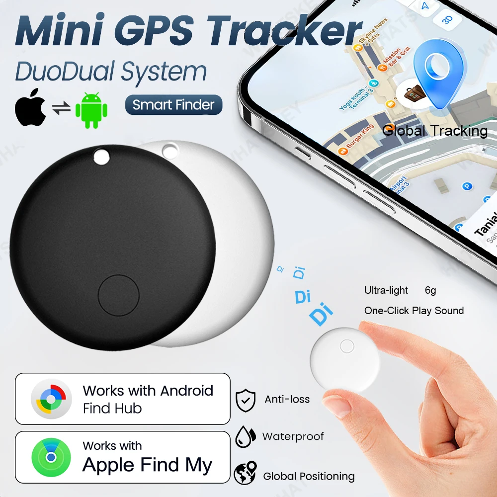 Dual System Google Find My IOS Gps Tracker Android Google Antilost Bluetooth for Dogs 1005012173382431