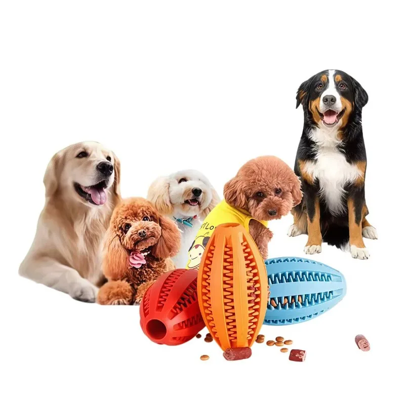 Pet Dog Chew Toys Teeth Cleaning Snack Ball Toy Ball Natural Rubber Super Tough Interactive 1005012173426830