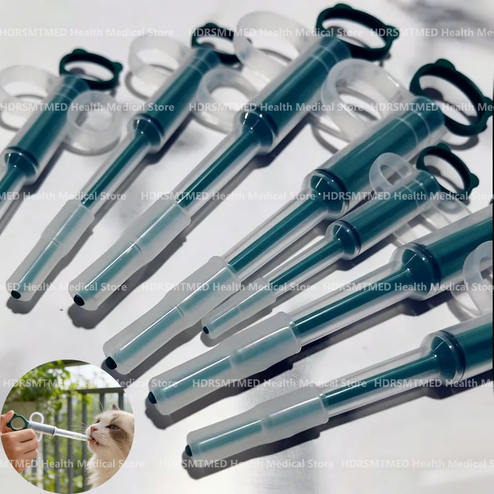 Pet Medicine Feeder Dispenser for Cats Soft Tip Tablet Syringe Multi-Purpose Cat Pill Shooter 1005012175897388