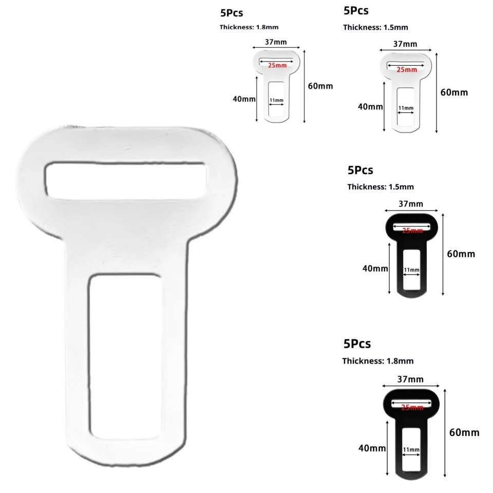 Pet Seat Belt Adapter 5Pcs Heavy Duty Metal Clip for Dog Car Travel Universal Fit Locking Buckle 1005012176228283