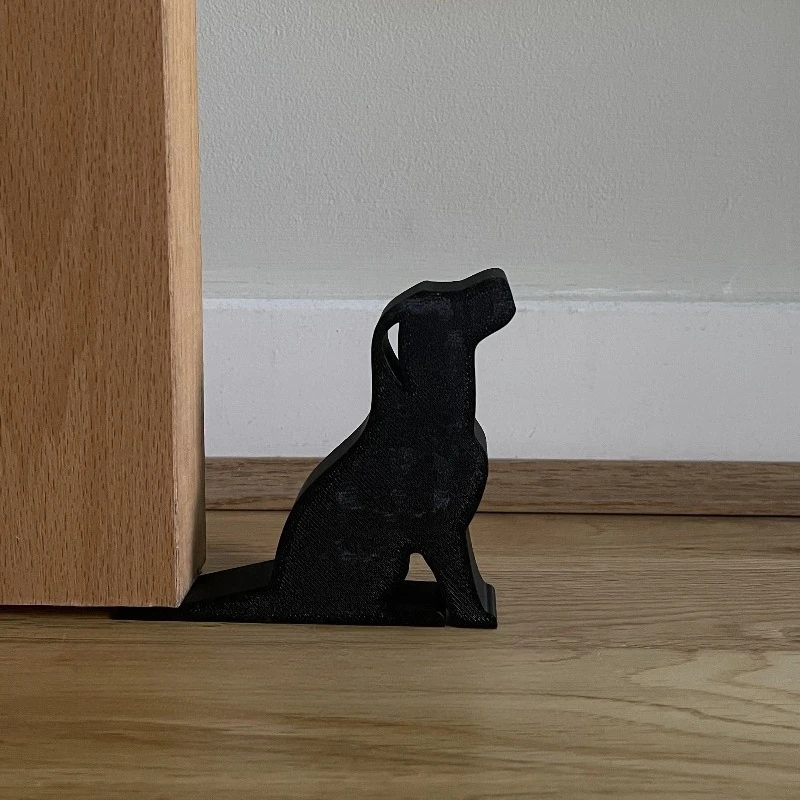 Adorable Sitting Animal Door Wedge Cat/Dog, Scratch-Resistant Decorative Door Stopper 1005012176750562