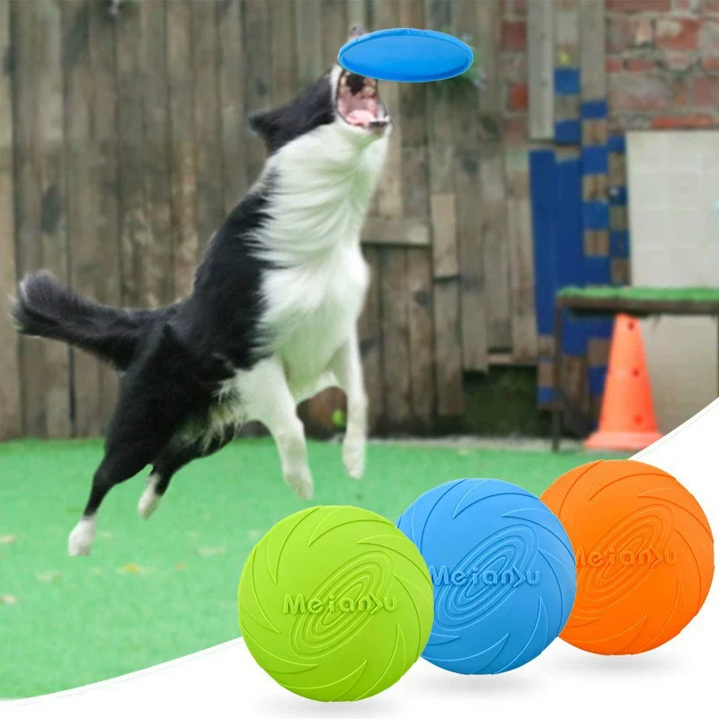 Bite Resistant Flying Disc Toys for Dog Multifunction Pet Puppy Training Outdoor Interactive Game 1005012178981791