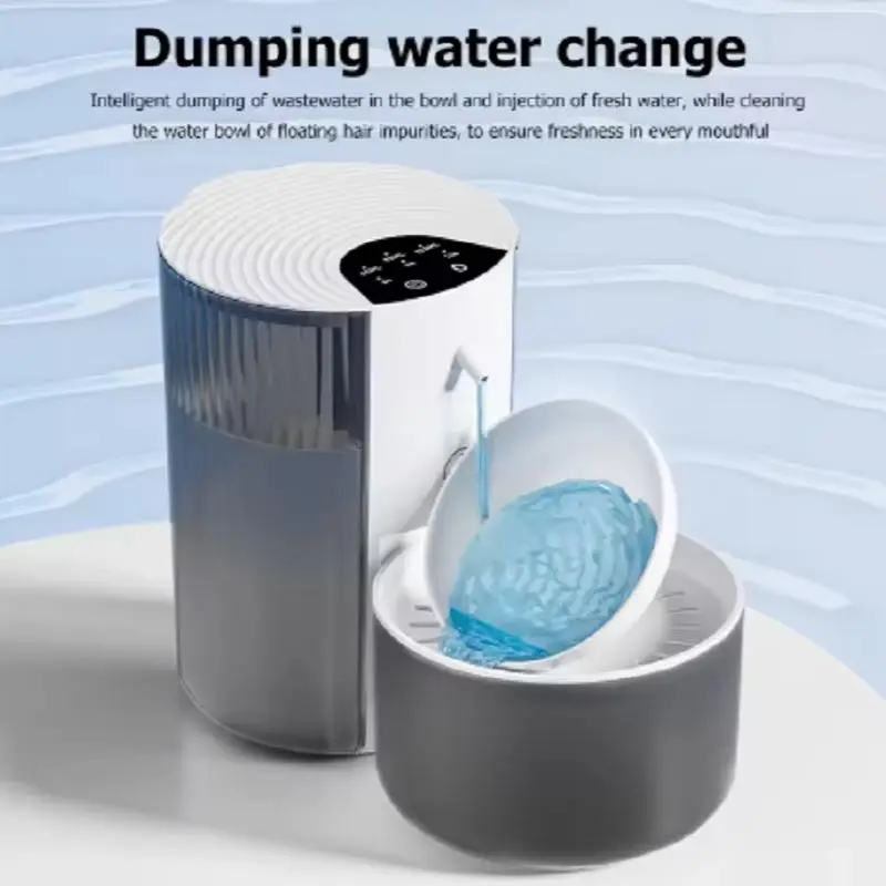 Smart Pet Water Dispenser, Wireless Cat Water Fountain, Dumping Dog Water Dispenser 1005012181863848
