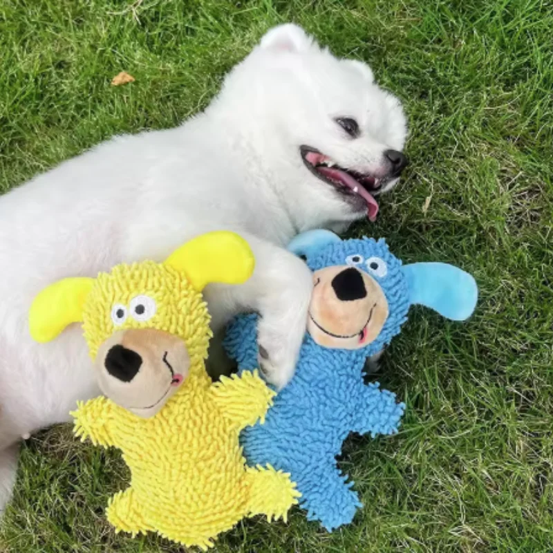 Interactive Squeaky Dog Toy Chew Resistant Pet Teeth Cleaning Bite Resistance Squeaky Chew Toy 1005012182298229