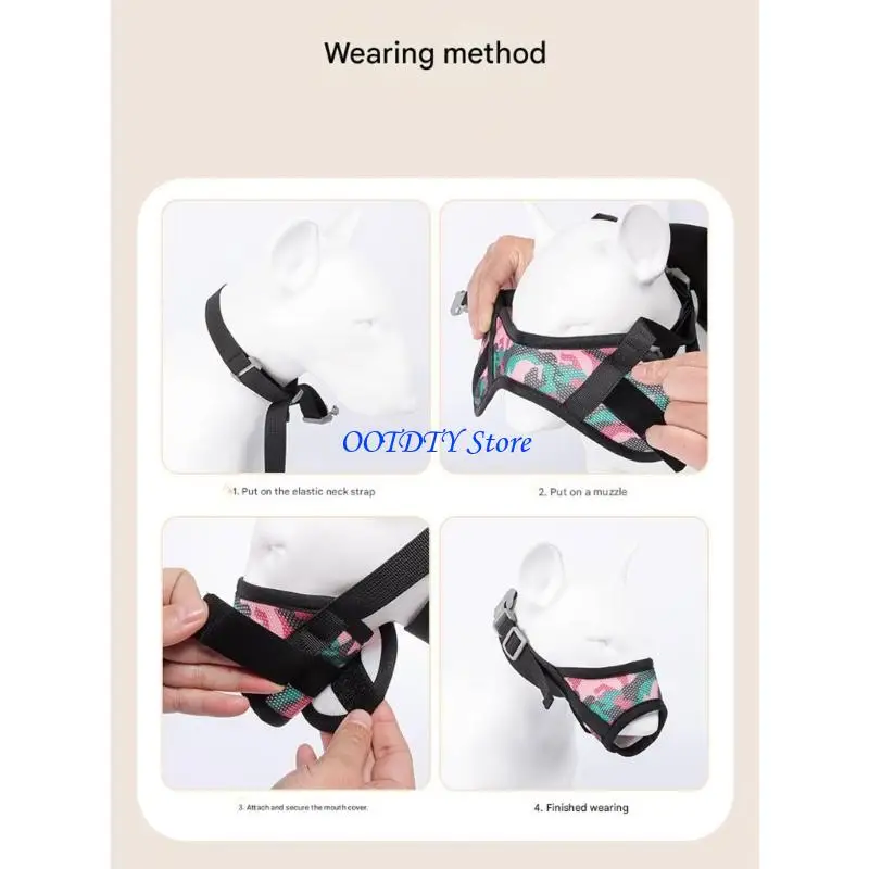 367A Pet Mesh Muzzle Dogs Gentle Mouth Protections Against Eating Proof Pet Mouthpiece Pet Safety 1005012184797014