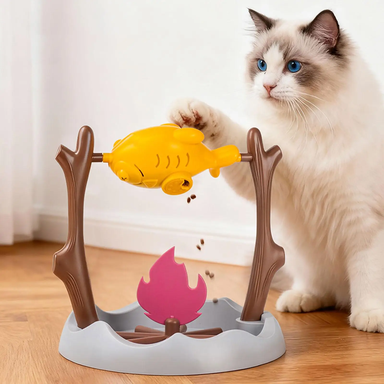 Cats Creative Slow Feeding Snack Toy Pet Interactive Food Feeding Device Educate Toys Fun Roast 1005012187262574
