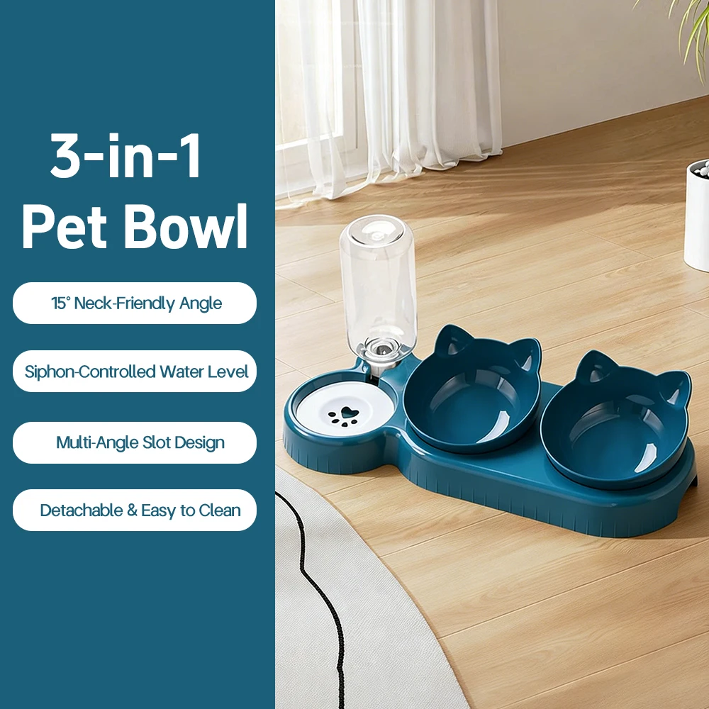 Cross Border Cat Bowl, Dog Bowl, Cat Food Bowl, Anti Knock Automatic Water Dispenser 1005012187340593