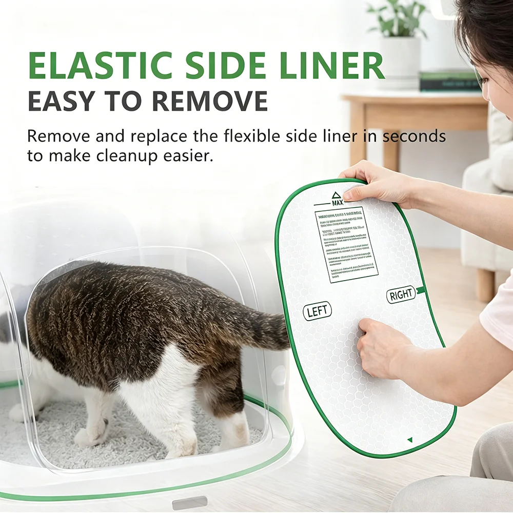 Automatic Self-Cleaning Cat Litter Box Mat, High Performance Leakproof Litter Mat Anti-Stick 1005012193577130