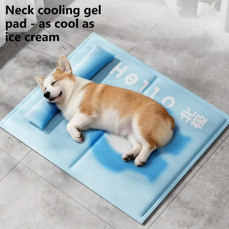 Pet Cooling Mat for Dog in Hot Weather Water Dogs Cold Bed Mat Large Dog Waterproof Dog Pad Easy 1005012195272785
