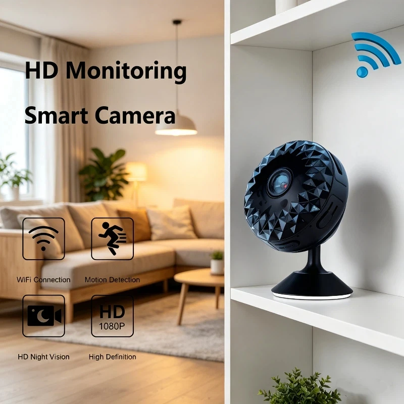 W11 Wifi Security Camera Wireless Smart Indoor Monitor Magnetic Base Easy Install Remote Real Time 1005012195326710