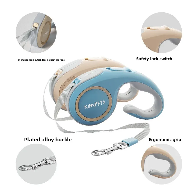 Popular Pet Dog Teddy Automatic Retractable Leash Cat Dog Leash 3m Outdoor Dog Walking Leash 1005012196489503