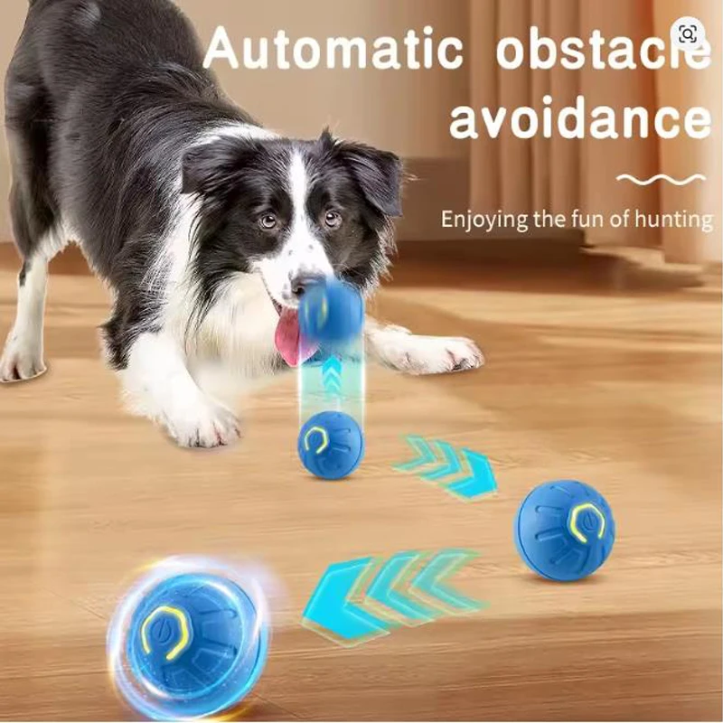 Intelligent Pet Toy Ball Dog Cat Electronic Pet Interactive Pastime Toy Moving Ball USB Puppy 1005012200421543