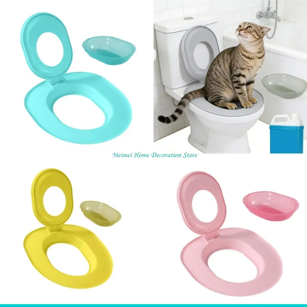H7BF Pet Cats and Dog Toilet Training Artifact Sand Tray Removable Reusables Trainer Cleaning 1005012203956108