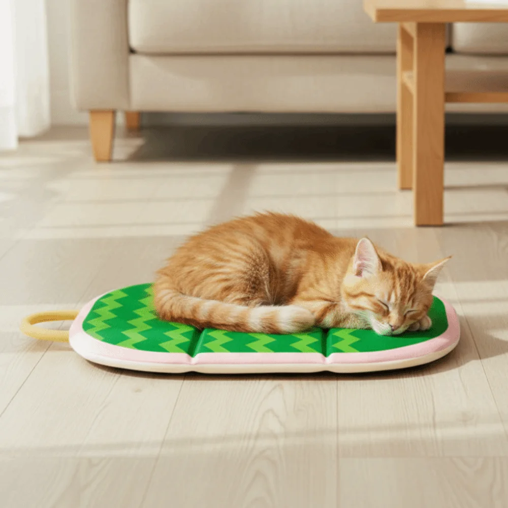 Portable Waterproof Pet Dog Cooling Mat Anti-Slip Wear-Resistant Dog Bed Pad with Handle Folding 1005012205648302