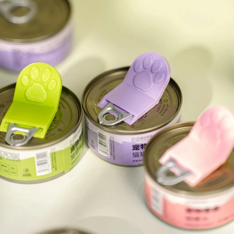 3D Printed Creative Cat Paw Shaped Pet Food Can Opener, Multifunctional Portable Cat Food Can Opener 1005012209198802