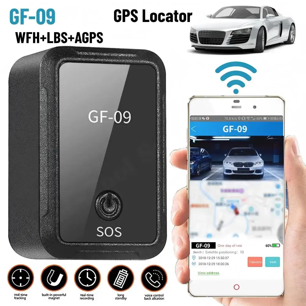 Regaton Mini GPS Tracker GF09 Car Locator Real Time Tracking Location Position Device for Pet Dog 1005012209669744