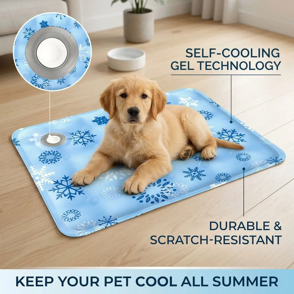 Pet Cooling Mat Dry Ice Pet Cool Pad Water Injection Cooling Dog Beds Keep Your Waterproof 1005012210064120