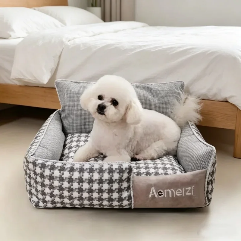 Warm Soft Pet Bed Removable Washable Sofa Cushion Pet Mat Indoor Kennel Sleeping House for Puppy 1005012211713141