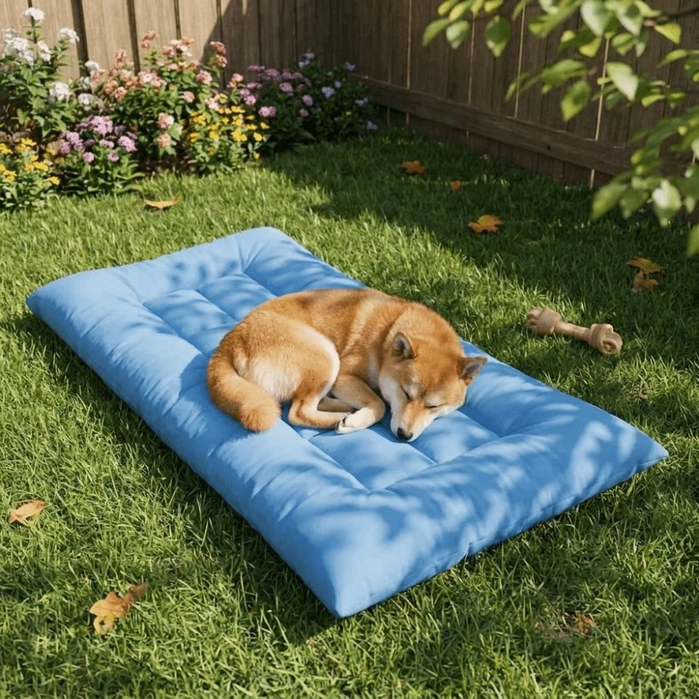Cat Nest Mat Breathable Dog Sleeping Bed Super Soft Anti Slip Bottom Cooling Pet Bed Washable Ice 1005012212622558