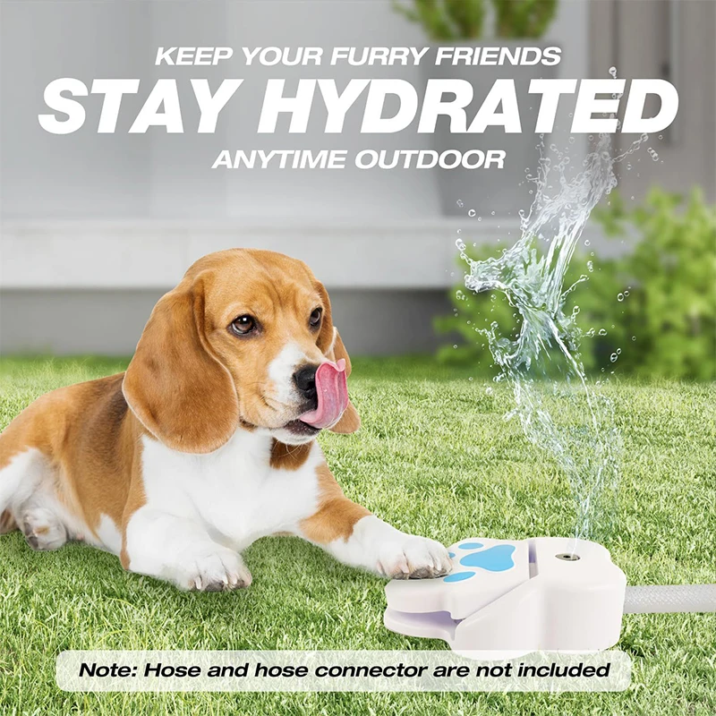 Outdoor Dog Water Fountain Step on Toy Paw Activated Sprinkler Summer Interactive Drinking Cooling 1005012213354397