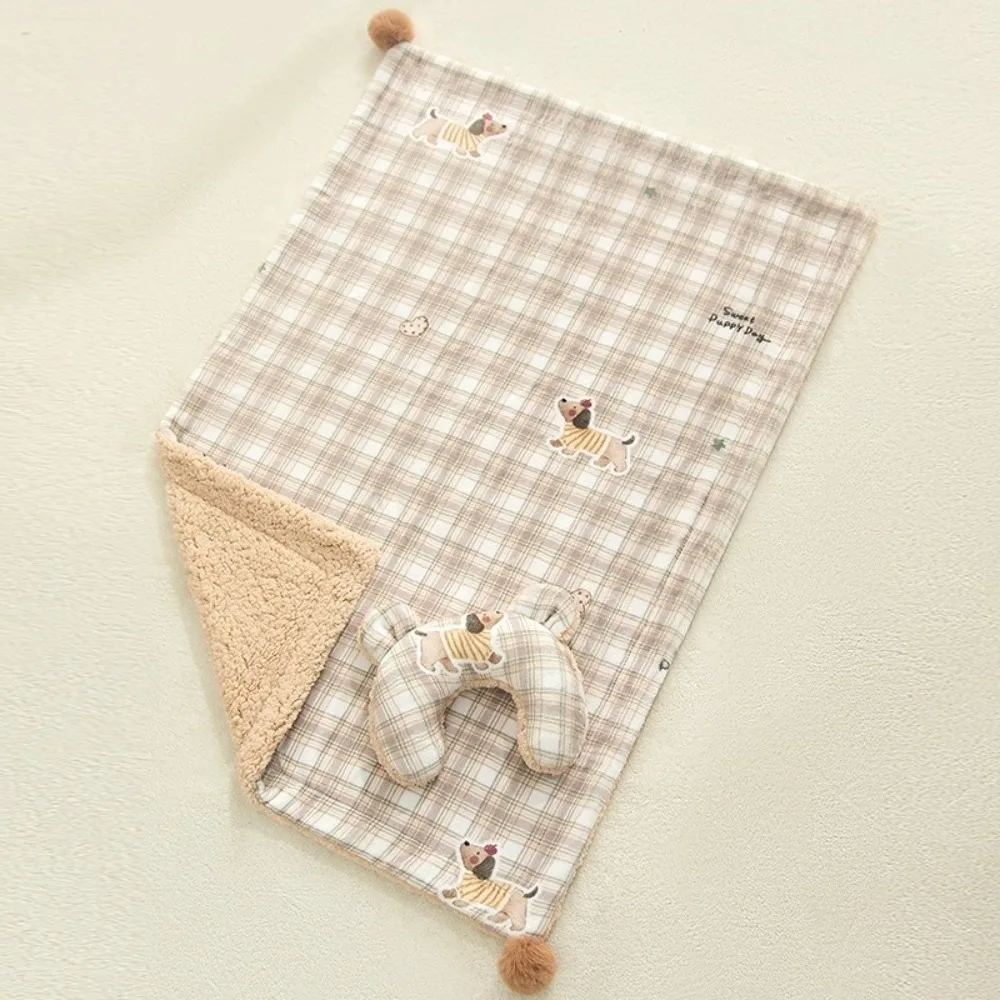 Pet Supplies Thickened Cat Sleeping Pad Soft with Pillow Dog Warm Quilt Comfortable Fleece Pet 1005012214528976