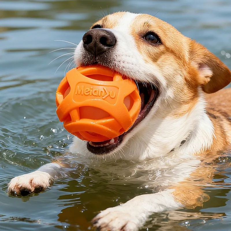 Pet Toys, Bite-Resistant Chewing Balls, Hollow Elastic Balls 1005012221522002