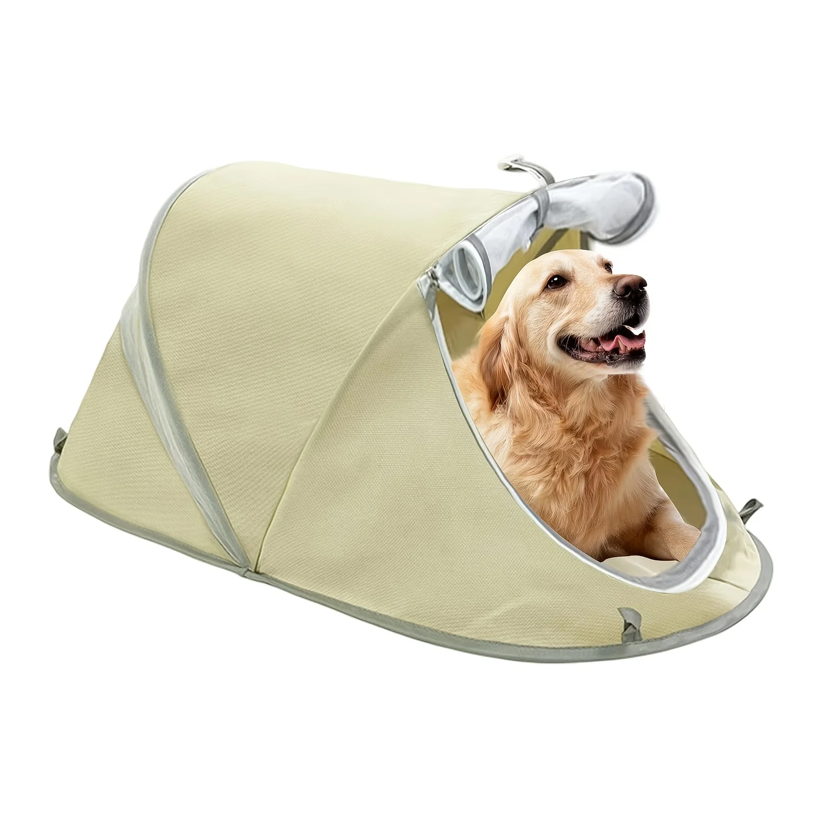 Portable Pop Up Dog Tent Outdoor Sun Protection Pet House Breathable Waterproof Dog Bed for Small 1005012224264583