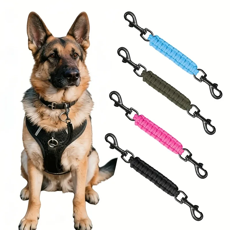 Dog Claw Collar Safety Clip Double-Ended Collar Seat Belt, Suitable for Dog Harness Collar to Vest 1005012226313757