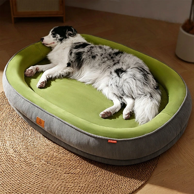 Medium Size Ultra Soft Dog Bed Removable Mat Orthopedic Support Moisture Proof Anti-Slip for German 1005012226399902