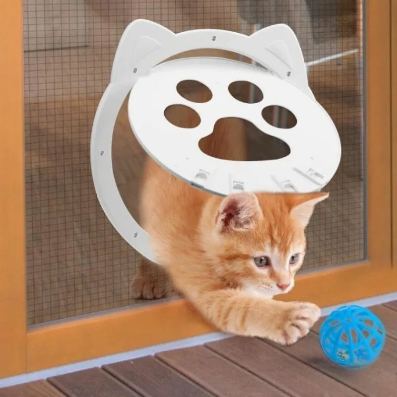Magnetic Self Closing Pet Screen Door with Locking Function for Small Dogs Cats Window Porch Mesh 1005012228904348