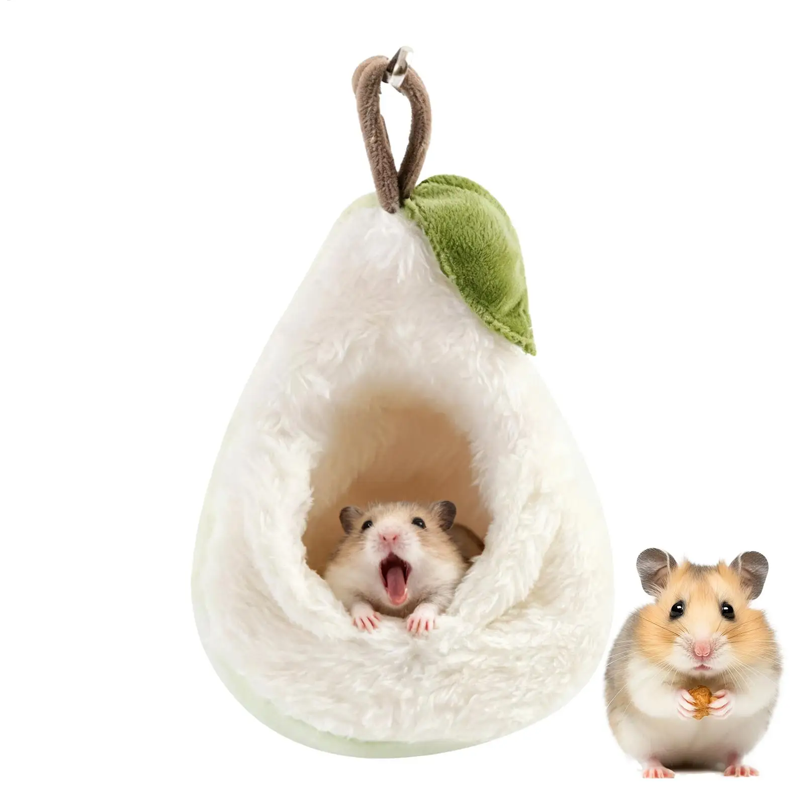 Ferret Bed with Hook House Funny Decor Funny Hamster Bed Warm Nest Hamster Hammock Pear-Shaped 1005012229649881
