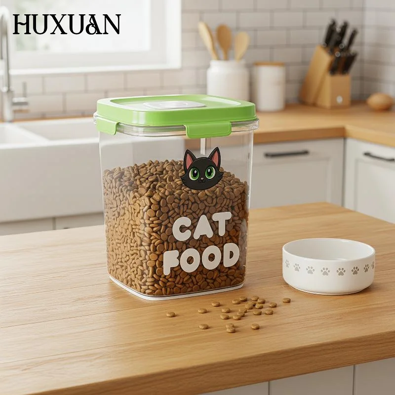 Cute Dog Food Storage Can Sticker Cat Food Container Surface Stickers Home Storage Decorative 1005012231996871