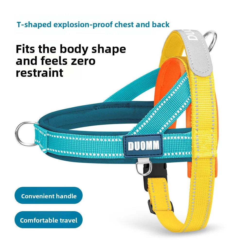 Dog Leash Pet Saddle Harness Explosion-Proof Shiba Inu Bichon Frize Puppy Harness Outdoor Pet 1005012234098760
