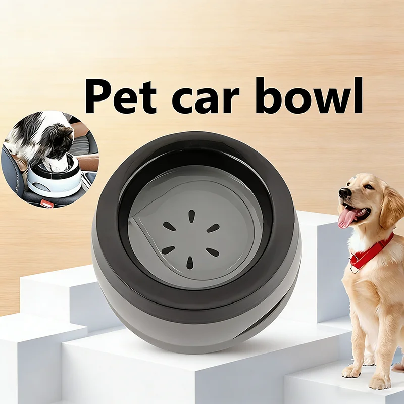 Pet Floating Water Bowl for Car Anti-Splash Anti-Overturn Portable Travel Dog Cat Drinking Water 1005012234706521