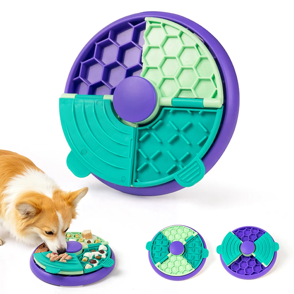 Dog Cat Puzzle Toys Slow Feeder Interactive Increase IQ Food Dispenser Non-Slip Slowly 1005012235849791