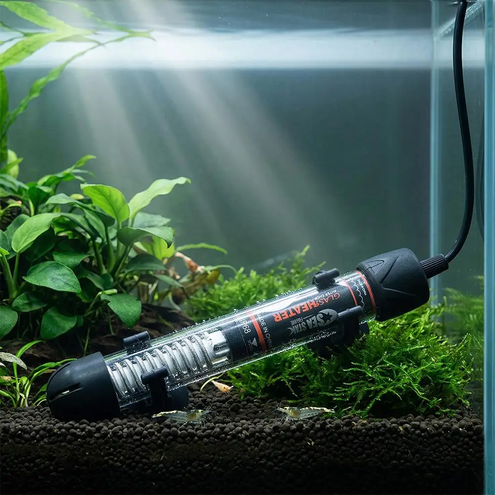 Adjustable Aquarium Heater 25W-300W Auto Constant Temperature Fish Tank Heating Rod Submersible 1005012239595824